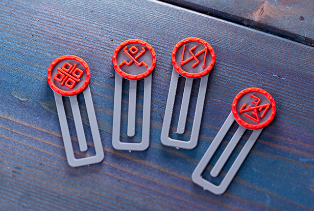 набор закладок стихийные боги