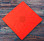 Красный плат для магии  «Коники» 50*50 см - фото 1